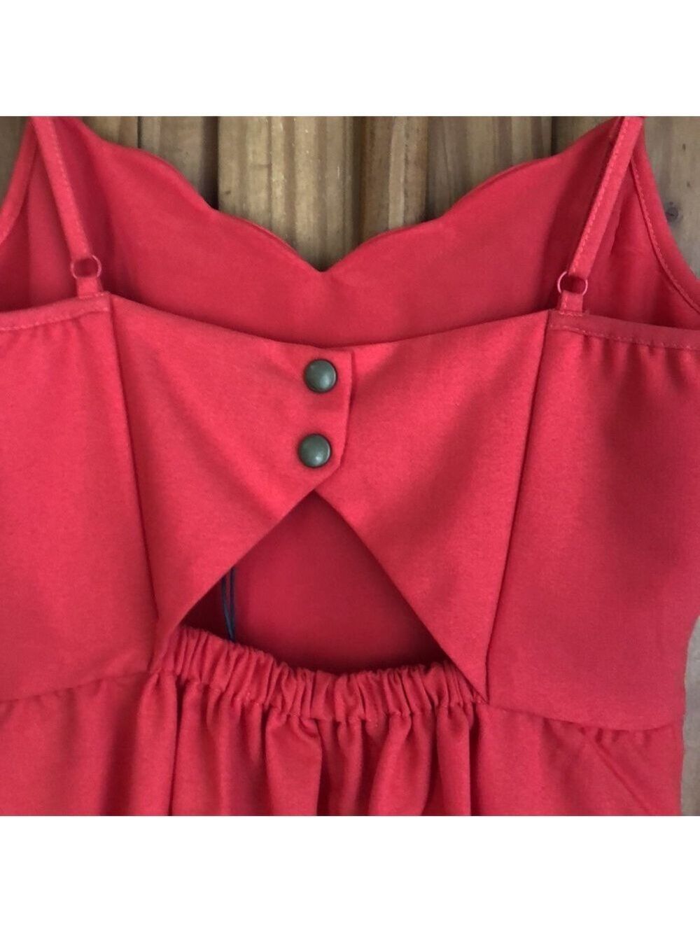 Market and Spruce dress. Coral Red in color size S - Picture 4 of 6